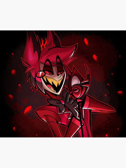 Alastor Hazbin Hotel Blanket, Hazbin Hotel Fan Gift