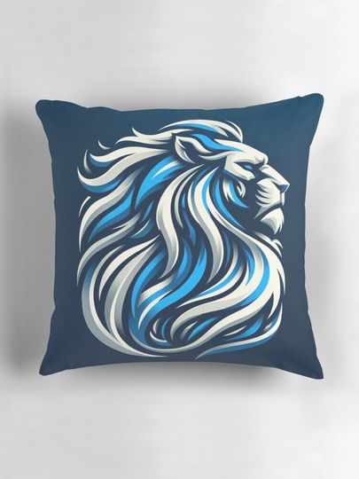Detroit Football Pillow