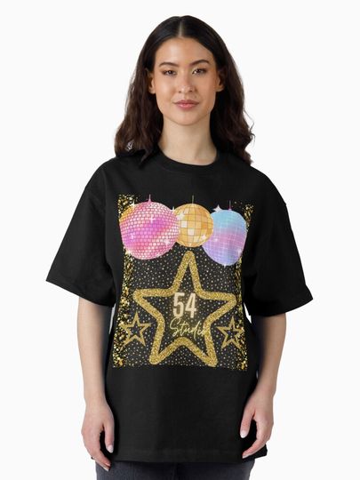 Studio 54 disco ball Oversized T-Shirt
