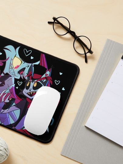 Huskerdust Hazbin Hotel Mouse Pad, Hazbin Hotel Decor
