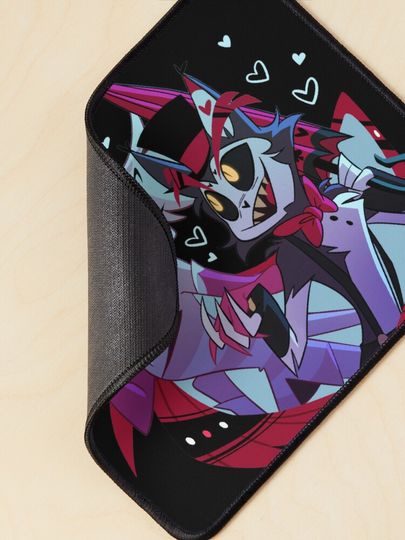 Huskerdust Hazbin Hotel Mouse Pad, Hazbin Hotel Decor