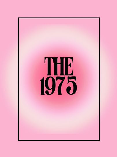 The 1975 Neon Pink Rectangle Classic T-Shirt