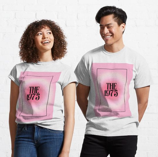 The 1975 Neon Pink Rectangle Classic T-Shirt