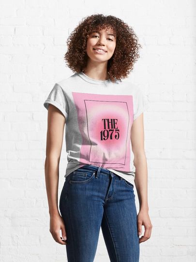 The 1975 Neon Pink Rectangle Classic T-Shirt