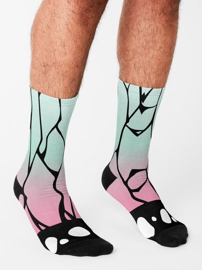 demon Kocho Shinobu Butterfly Socks