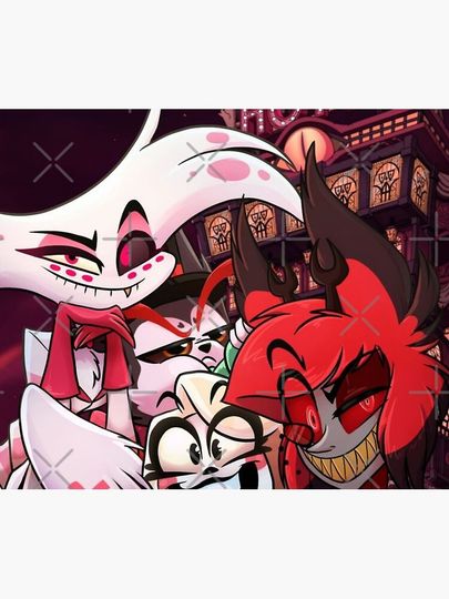 Hazbin Hotel Mouse Pad, Hazbin Hotel Decor