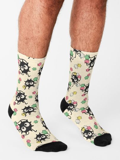 Susuwatari Soot - Spirited Away Socks