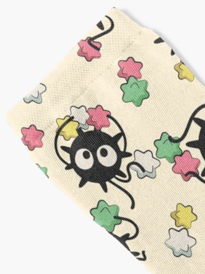 Susuwatari Soot - Spirited Away Socks