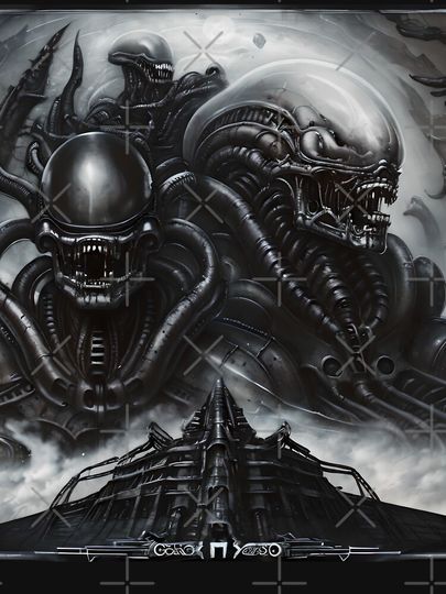 Xenomorph Alien Giger Hoodie
