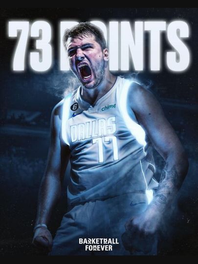 Luka Doncic 73 Points: Glowing Jersey Classic T-Shirt