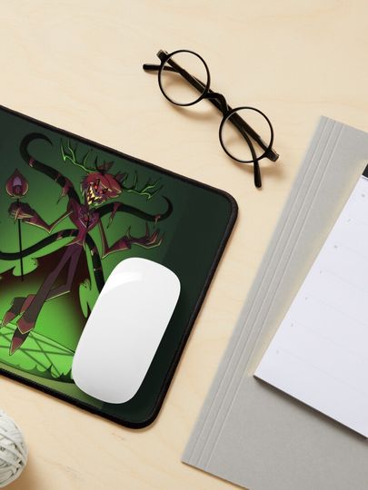 Alastor Hazbin Hotel Mouse Pad, Hazbin Hotel Decor