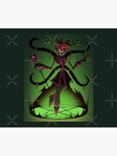 Alastor Hazbin Hotel Mouse Pad, Hazbin Hotel Decor