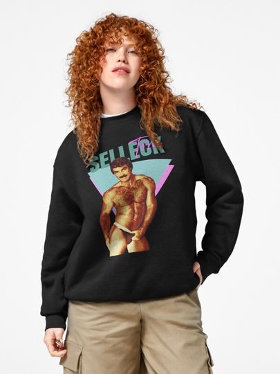 Classic Tom Selleck  Pullover Sweatshirt