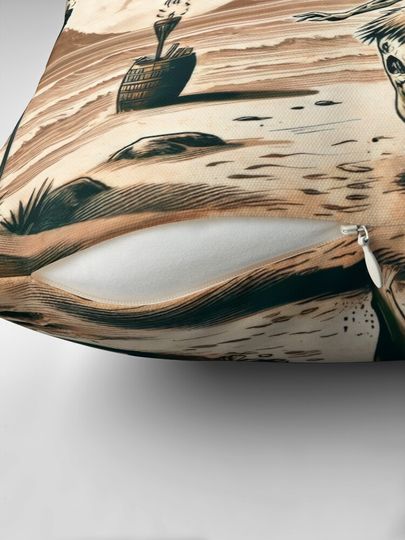 Zombie Tiki Pillow