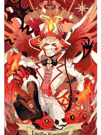 Hazbin Hotel Lucifer Morningstar Tshirt Sticker iPhone Case