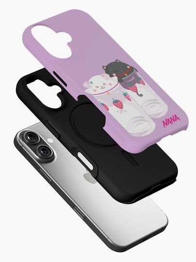 Nana & Hachi - Strawberry glasses iPhone Case