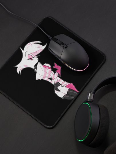 Angel Dust Hazbin Hotel Mouse Pad, Hazbin Hotel Decor