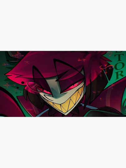 Alastor Hazbin Hotel Desk Mat, Hazbin Hotel Decor