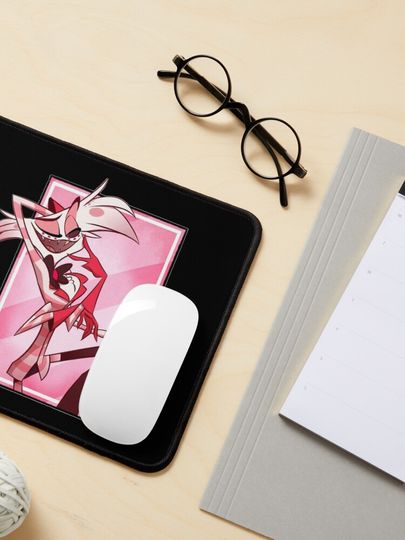 Angel Dust Hazbin Hotel Mouse Pad, Hazbin Hotel Decor