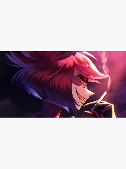 Alastor Hazbin Hotel Desk Mat, Hazbin Hotel Decor