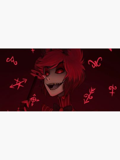 Alastor Hazbin Hotel Desk Mat, Hazbin Hotel Decor