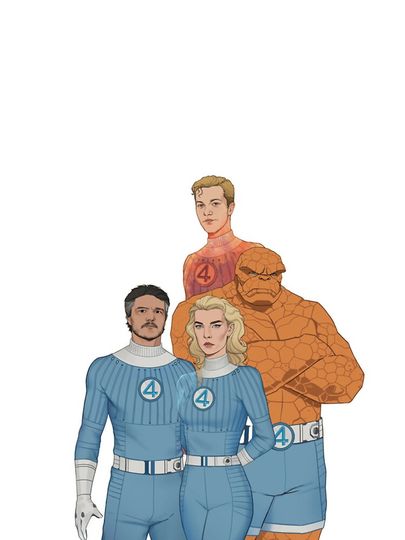 Fantastic 4 marvel squad 2024 iPhone Case