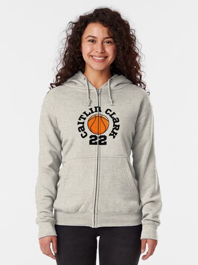 Caitlin Clark Zipped Hoodie