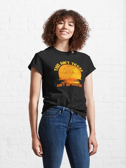 LINEAR WOMAN TEXAS SUNSET Classic T-Shirt