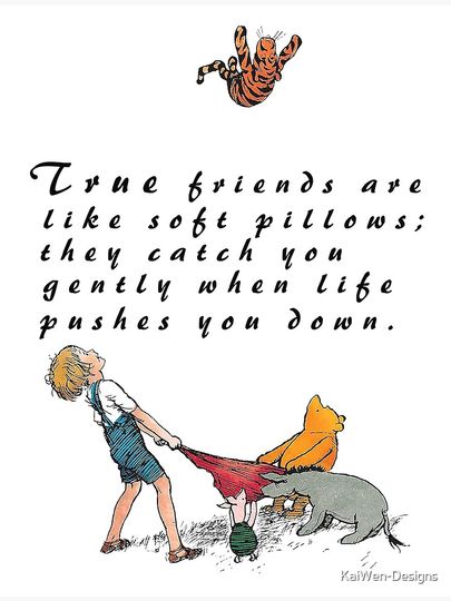 Winnie The Pooh Friends Quote Canvas, Disney Canvas