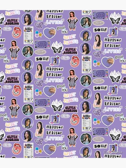 Olivia Rodrigo Sticker Pack Backpack