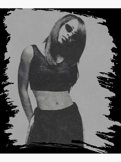 Aaliyah Dana Haughton - Retro Poster Canvas Print