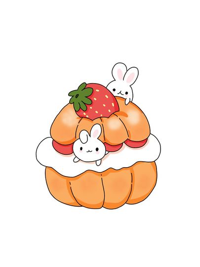 Strawberry Shortcake Bunny iPhone Case