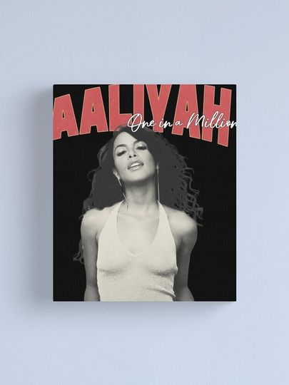 Aaliyah Dana Haughton Pop Canvas