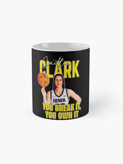 Caitlin Clark Record You Break It You Own Coffee Mug