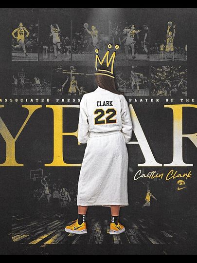 Caitlin Clark Is The AP National Player Poster