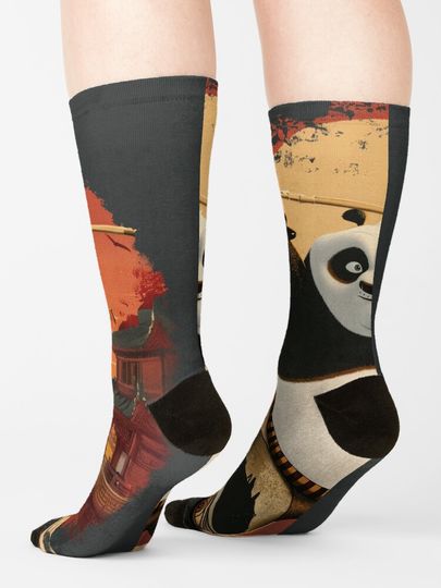  Panda kung fu Socks