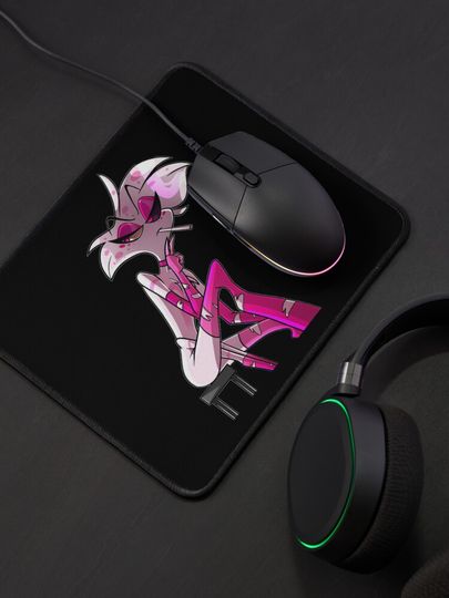 Angel Dust Hazbin Hotel Mouse Pad, Hazbin Hotel Decor