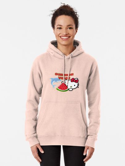Hello Kitty Summer Pullover Hoodie