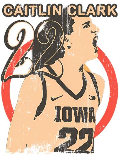 Caitlin Clark Vintage Style Canvas Print