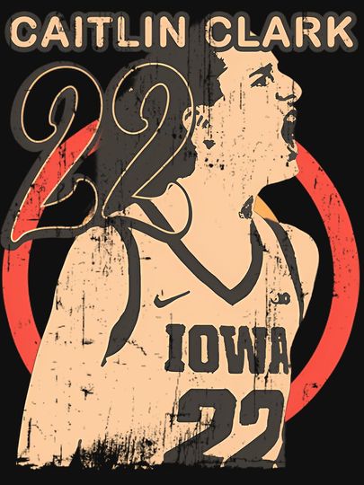 Caitlin Clark Vintage Style Lightweight Hoodie