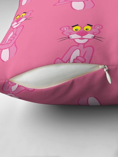 The pink Panther Pink  Throw  Pillow