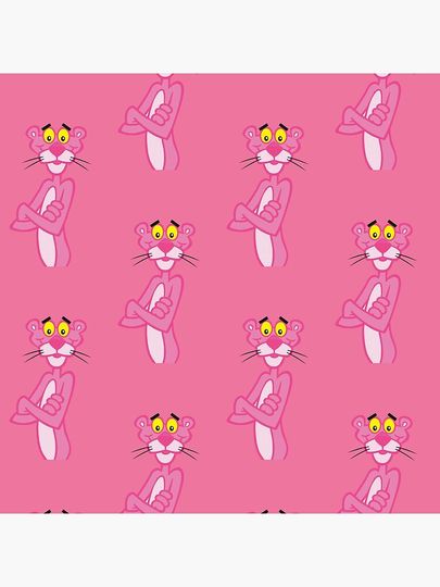 The pink Panther Pink  Throw  Pillow