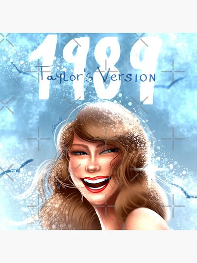 Taylor 1989 TV Fanart Canvas - Taylor merch