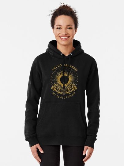 Hello Darkness My Old Friend Total Solar Eclipse 2024 Hoodie