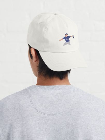 Baseball player in action Cap