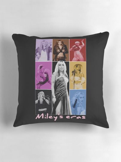 Miley Cyrus Eras Tour Pillow
