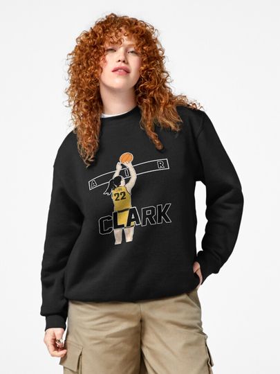 Yellow Iowa Basketball Caitlin Clark Pullover Sweatshirt
