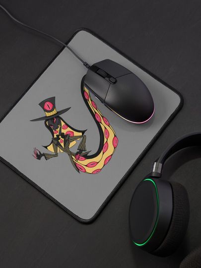 Sir Pentious Hazbin Hotel Mouse Pad, Hazbin Hotel Decor