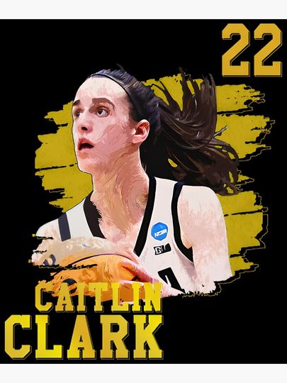 Caitlin Clark 22 Canvas- Caitlin Clark merch