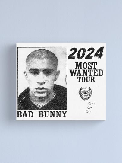 Bad Bunny, Most Wanted Tour Canvas
